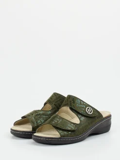 – Komfort-Pantolette aus geprägtem Leder*Hickersberger Best