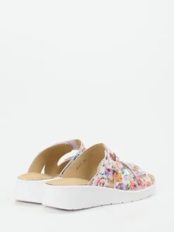 Damen Hickersberger – Komfort-Pantoletten aus Leder mit Blütenprint