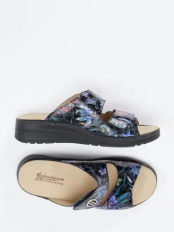 Damen Hickersberger – Komfort-Pantolette aus geprägtem Leder