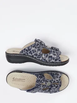 Damen Hickersberger – Komfort-Pantolette aus geprägtem Leder