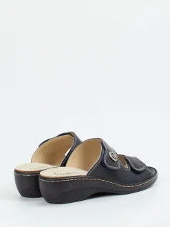 Damen Hickersberger – Pantolette aus Kalbleder Schwarz