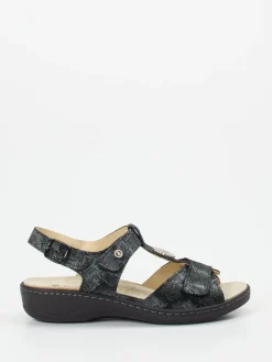 Damen Hickersberger – Sandale aus geprägtem Leder