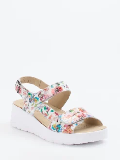 – Sandalen aus geprägtem Leder color*Hickersberger Online