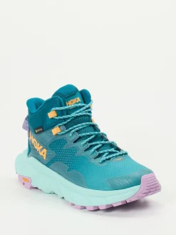 Damen HOKA – Trailrunning-Schuhe aus Mesh und Synthetik Petrol