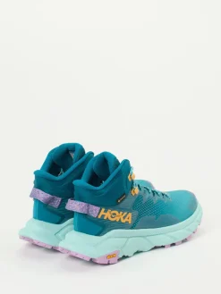 Damen HOKA – Trailrunning-Schuhe aus Mesh und Synthetik Petrol