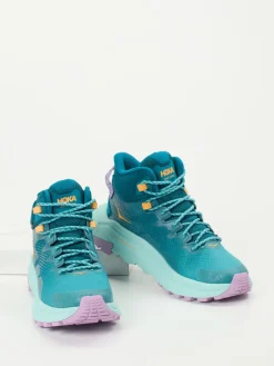 Damen HOKA – Trailrunning-Schuhe aus Mesh und Synthetik Petrol