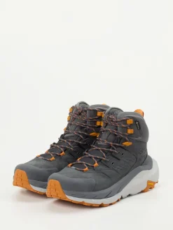 Herren HOKA – Wanderschuh aus Nubukleder und Mesh anthrazit