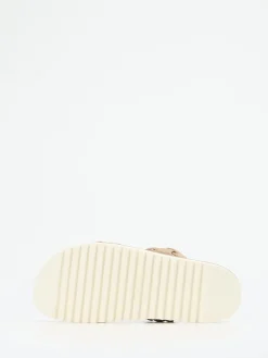 – Sandalen aus Lammleder in Sandbeige*Homers Online