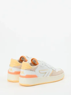 Damen HUB – Low-Top Sneaker aus Kalbleder Pastell