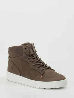 Herren HUB – Mid-Top Sneaker aus Kalbleder schlamm