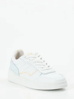 – Sneaker aus Kalbleder in mit Pastell*HUB New