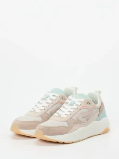 – Sneaker aus Veloursleder und Mesh*HUB Hot