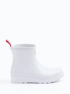 Damen Hunter – Kurzschaft-Gummistiefel aus Synthetik Weiß