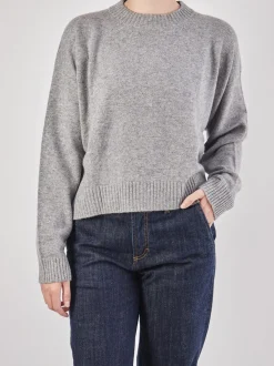 Damen HURRAY – Feinstrickpullover aus Kaschmir Hell