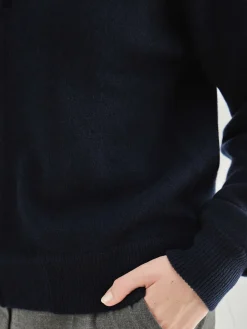 Damen HURRAY – Strickjacke aus Kaschmir Dunkel