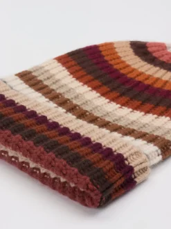 Damen HURRAY – Strickmütze aus Kaschmir in Retro-Optik