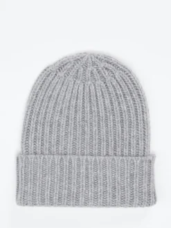 – Strickmütze aus Kaschmir hell*HURRAY Discount