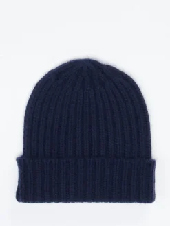 Herren HURRAY – Strickmütze aus Kaschmir Dunkel