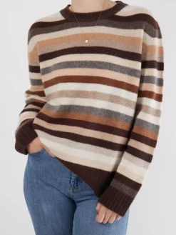 Damen HURRAY – Strickpullover aus Wolle-Kaschmir-Mix Dunkelbraun