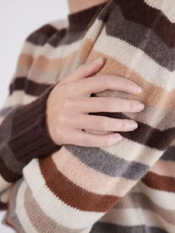 Damen HURRAY – Strickpullover aus Wolle-Kaschmir-Mix Dunkelbraun