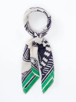 Damen Inouitoosh – Halstuch aus Baumwolle mit Tier-Print