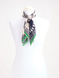 Damen Inouitoosh – Halstuch aus Baumwolle mit Tier-Print