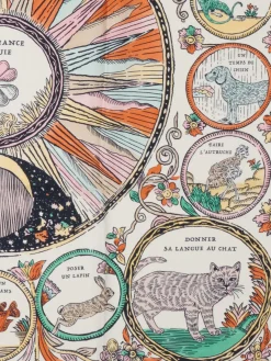 – Halstuch aus Seide mit Illustrations-Print*Inouitoosh Online