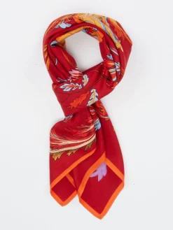 – Halstuch aus Seidengemisch mit Print*Inouitoosh Hot