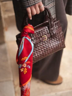 – Halstuch aus Seidengemisch mit Print*Inouitoosh Hot