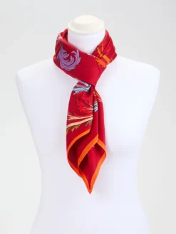 – Halstuch aus Seidengemisch mit Print*Inouitoosh Hot