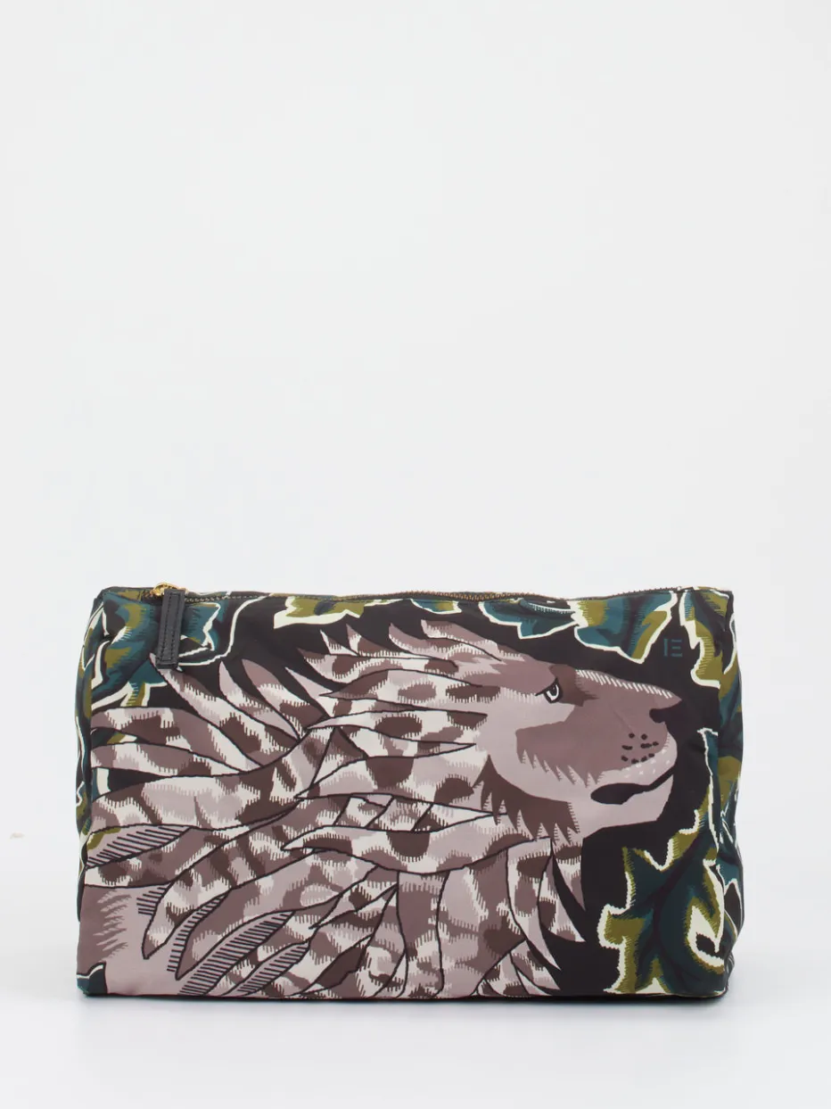 Damen Inouitoosh – Kosmetiktasche aus Synthetik mit Löwenprint