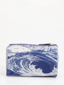 Damen Inouitoosh – Kosmetiktasche aus Polyester mit Wellenprint