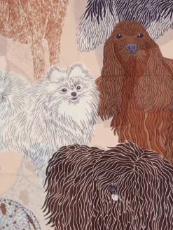 – Modetuch aus Wolle mit Hunde-Print*Inouitoosh Outlet