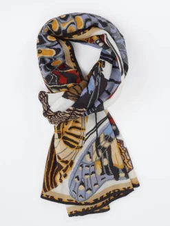Damen Inouitoosh – Schal aus Wolle mit Schmetterlingsmotiv