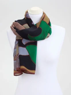 – Schal aus Wolle mit Naturmotiv*Inouitoosh Clearance