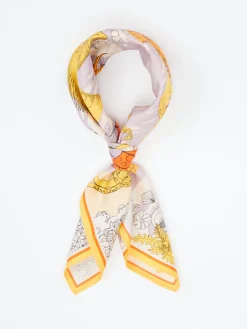 – Seidentuch aus reiner Seide Blasslila*Inouitoosh Outlet