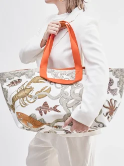 – Shopper aus Baumwolle mit Meeresmotiv*Inouitoosh Online