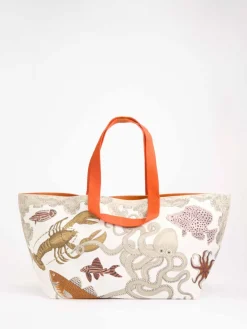 – Shopper aus Baumwolle mit Meeresmotiv*Inouitoosh Online