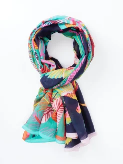 – Sommerschal aus Baumwolle und Seide color*Inouitoosh Hot