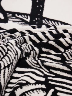 – Strandtuch aus Baumwolle mit Tiermotiv*Inouitoosh New