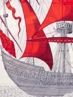 – Tuch aus Baumwolle und Seide Beige*Inouitoosh Online