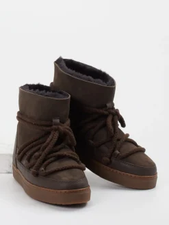 – Stiefeletten aus Veloursleder Dunkel*Inuikii Outlet