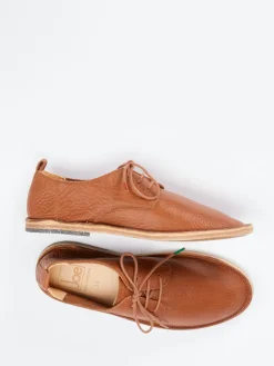 – Derby-Halbschuh aus Kalbleder cognac*Joe New