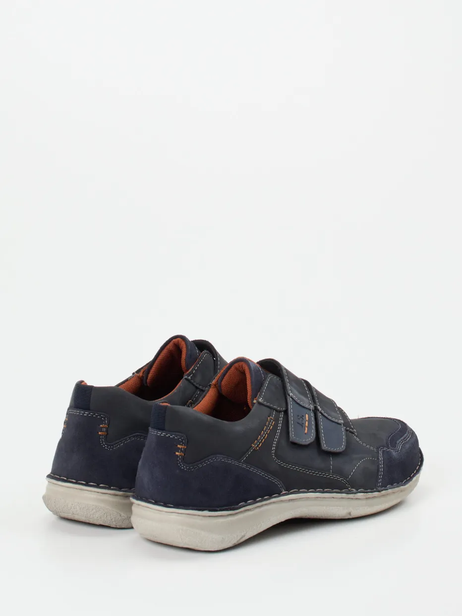 Herren Josef Seibel – Klettslipper aus Nubukleder Dunkel