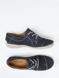 Damen Josef Seibel – Komfort-Halbschuh aus Nubukleder Dunkel