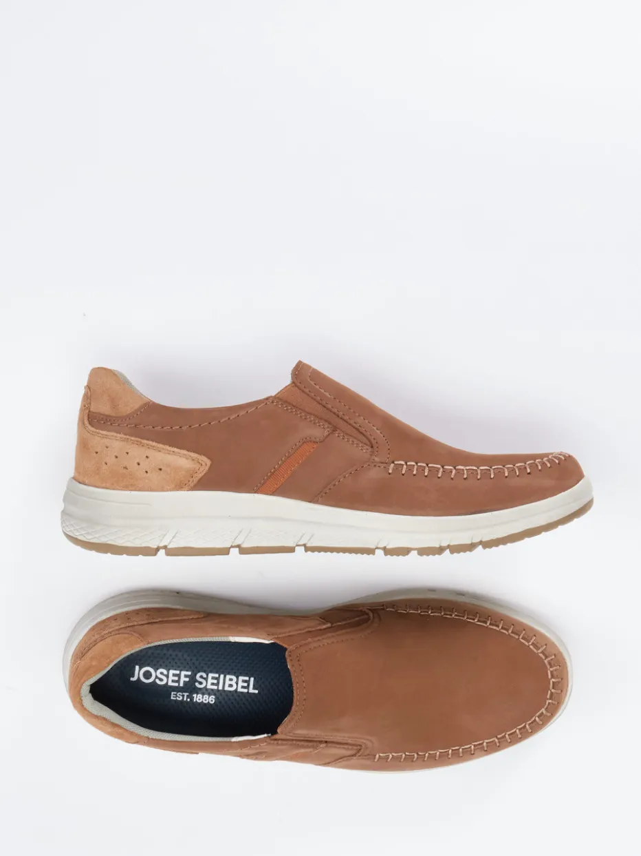 – Komfort-Slipper aus Nubukleder Cognac*Josef Seibel Hot