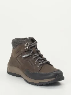 Herren Josef Seibel – Outdoor-Boots aus Nubukleder Dunkelbraun