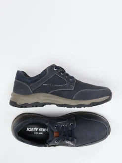 Herren Josef Seibel – Outdoorschuh aus Nubukleder Dunkel