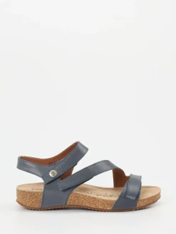 Damen Josef Seibel – Sandalen aus Kalbleder stahl