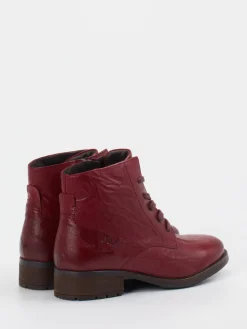 – Schnürboots aus Kalbleder bordeaux*Josef Seibel New